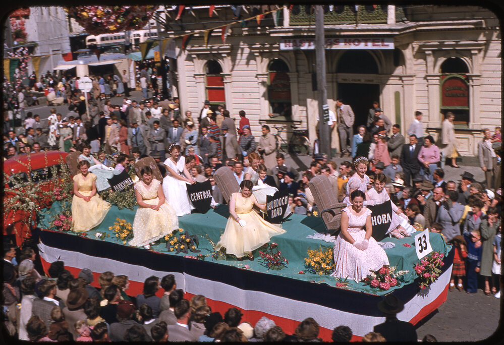 Hastings Free Kindergarten Float 1955