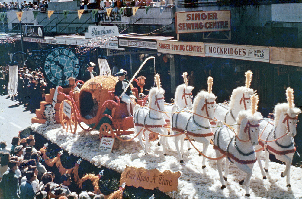 Cinderella Float - Blossom Festival Parade 1959