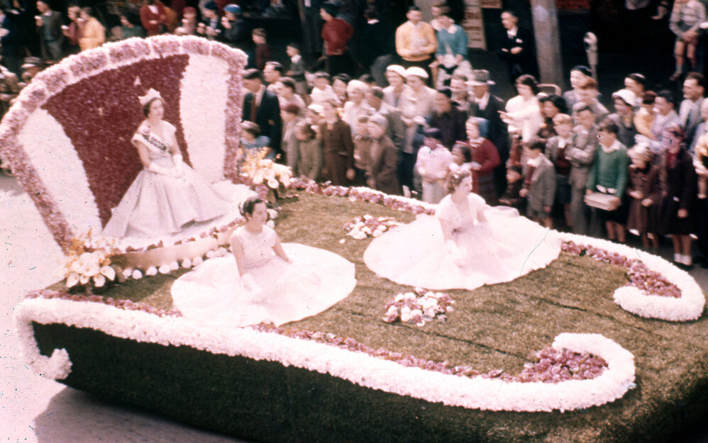 Blossom Queen - Blossom Festival Parade 1957