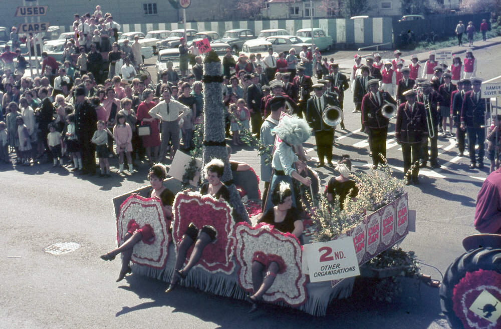 Can-Can Float - Blossom Festival Parade 1967