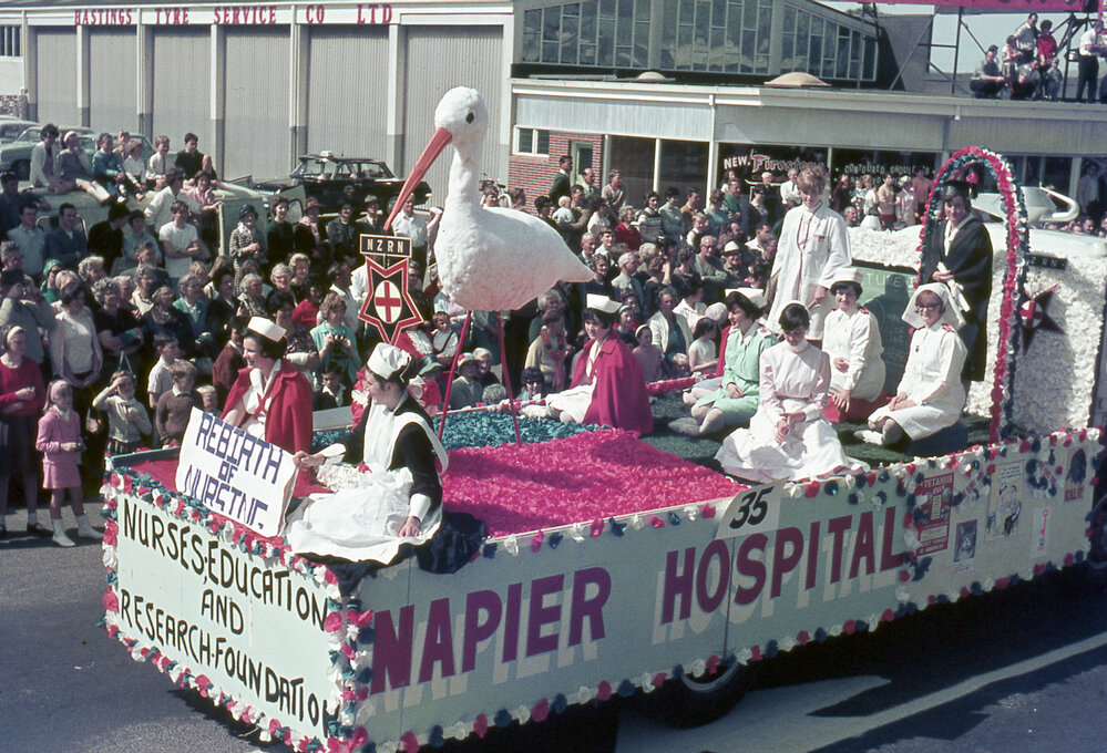 Napier Nurses Float - Blossom Festival Parade 1967