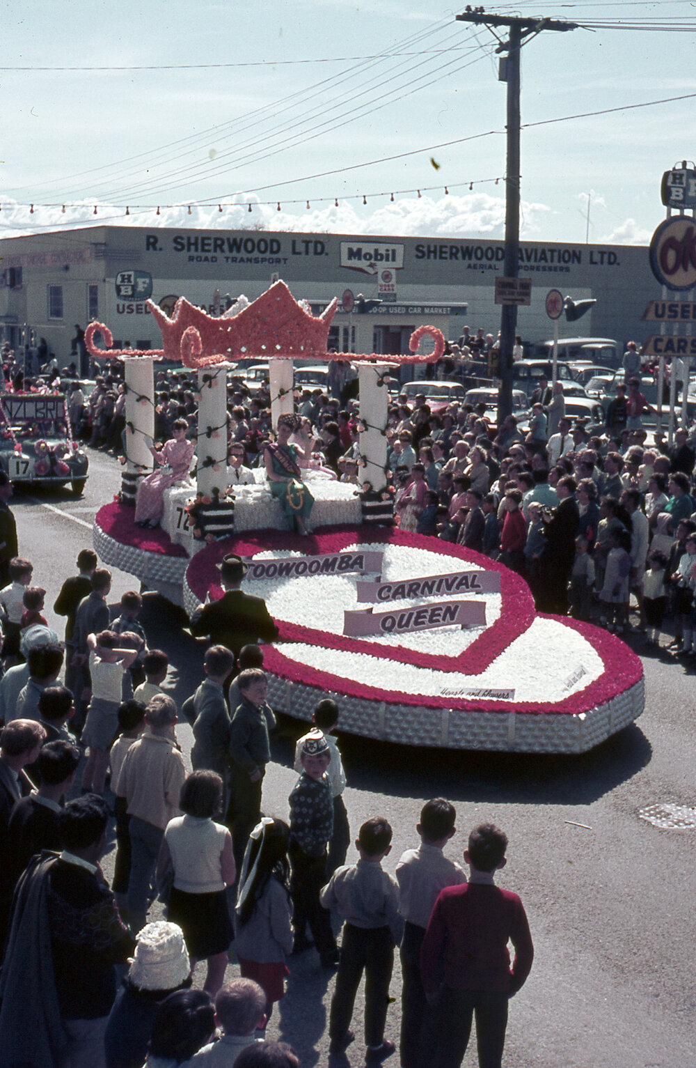 Toowoomba Carnival Queen - Blossom Festival Parade 1967