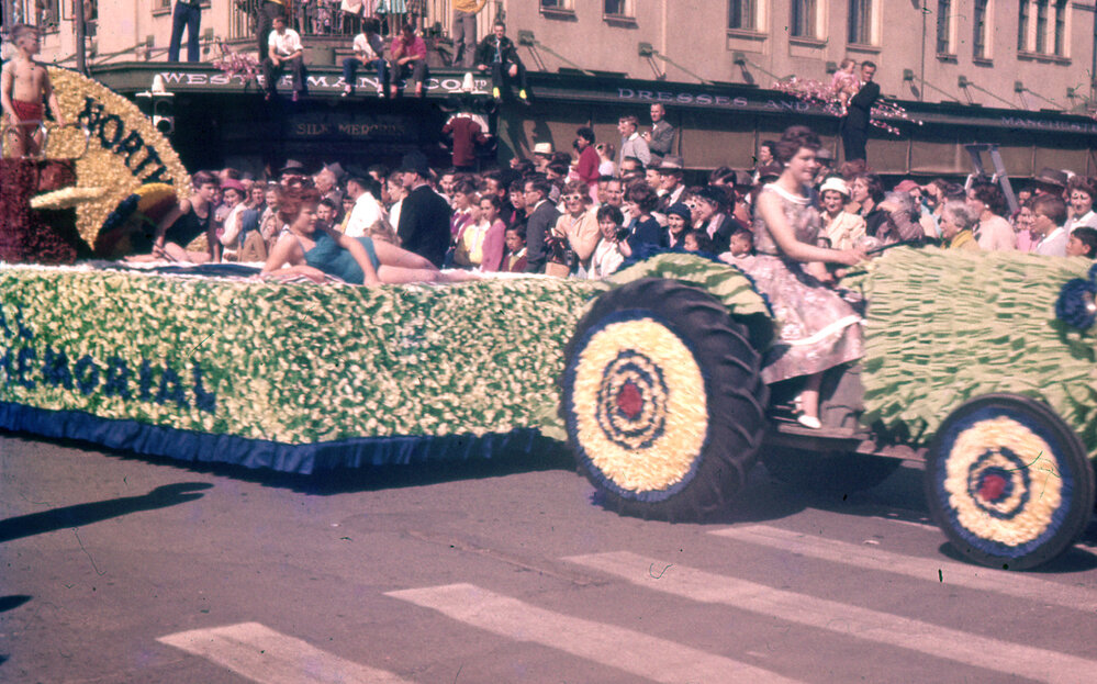 Havelock North Float - Hastings Blossom Festival Parade 1959