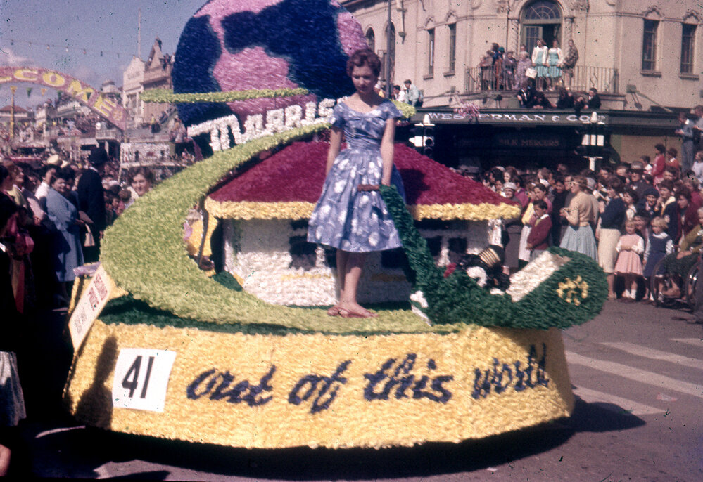 Out of this World Float - Hastings Blossom Festival Parade 1959