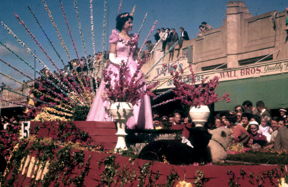 Baillie Motors Float - Hastings Blossom Festival Parade 1959