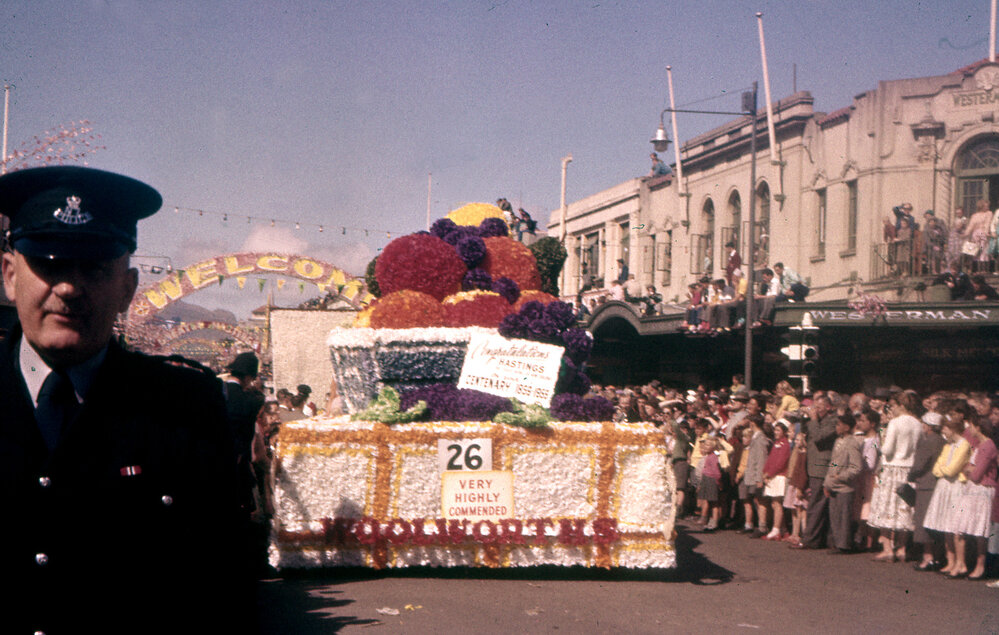 Woolworths Float - Hastings Blossom Festival Parade 1959