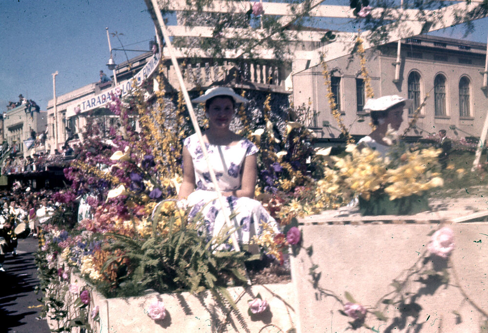 Taradale Float - Hastings Blossom Festival Parade 1959