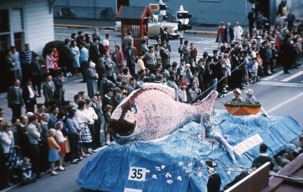 Hastings Skating Club Float  - Hastings Blossom Festival 1963