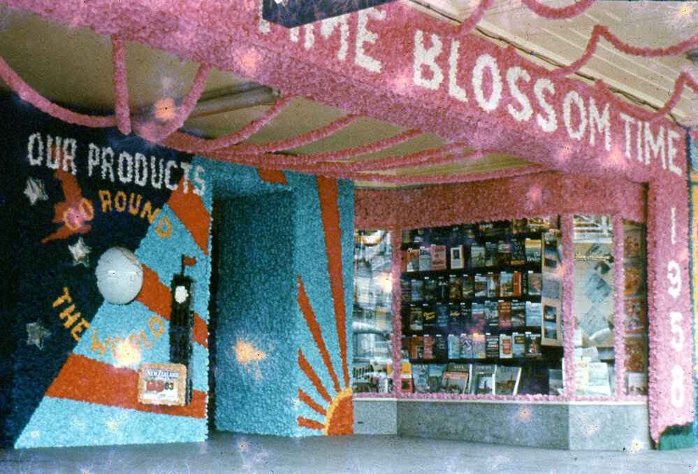 Decorated Shop Front - Blossom Festival 1958