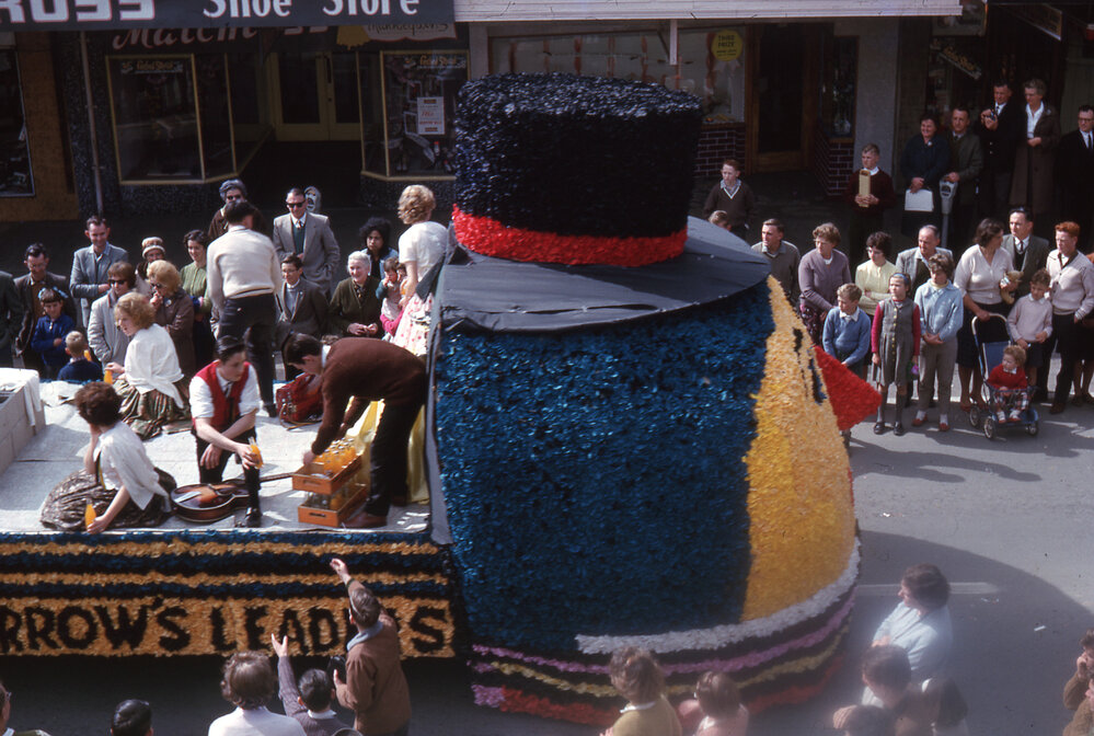 Hastings Youth Club Float  - Hastings Blossom Festival 1963