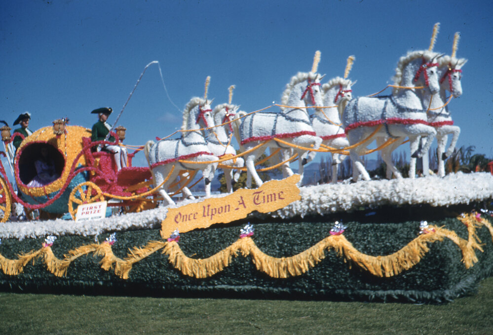 Cinderella Float - Hastings Blossom Festival Parade 1959