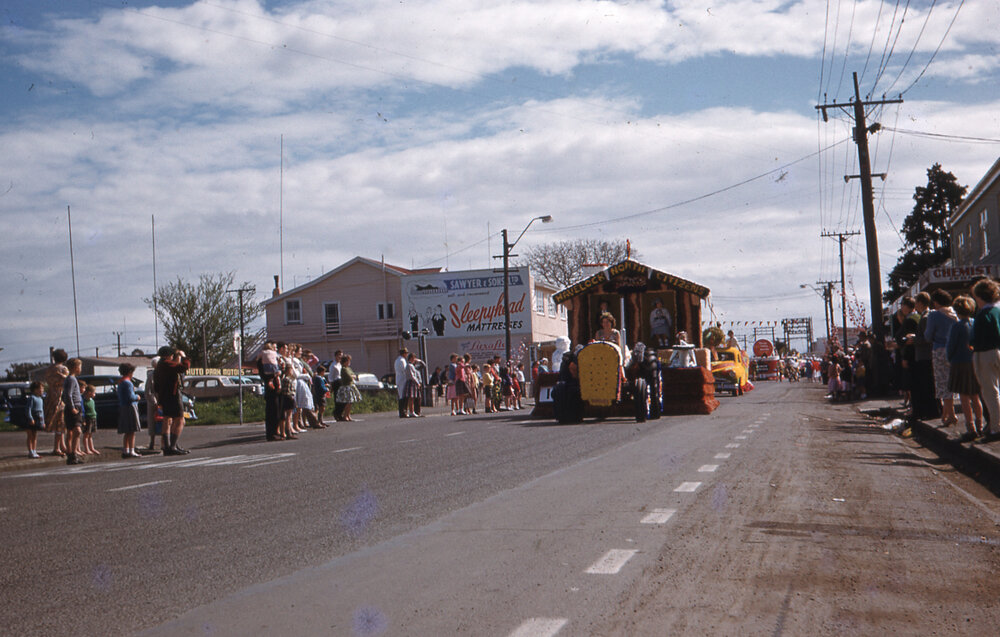 Weather House Float - Blossom Festival 1961