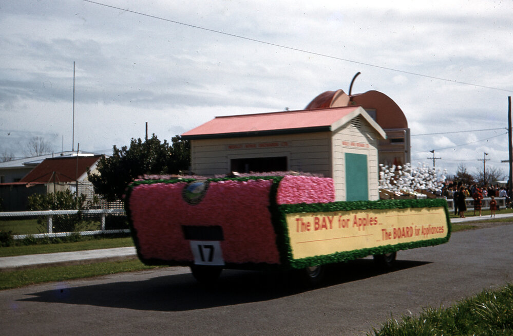 Bay for Apples Float - Blossom Festival 1961