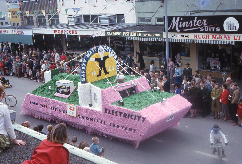 Power Board Float  - Hastings Blossom Festival 1963