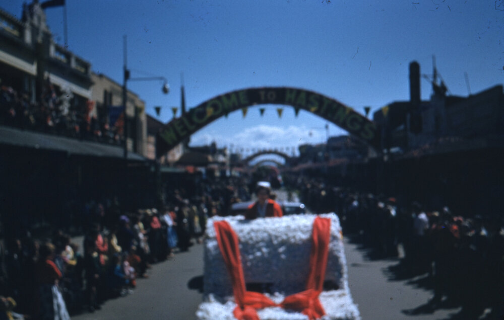 Decorated Car - Hastings Blossom Festival Parade 1959