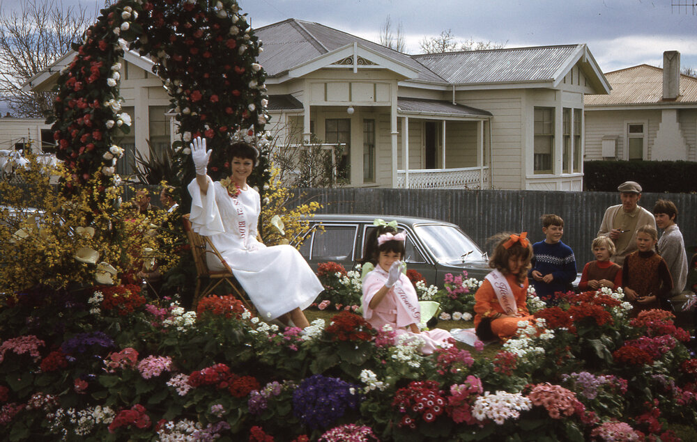 Blossom Queen - Hastings Blossom Festival Parade 1970