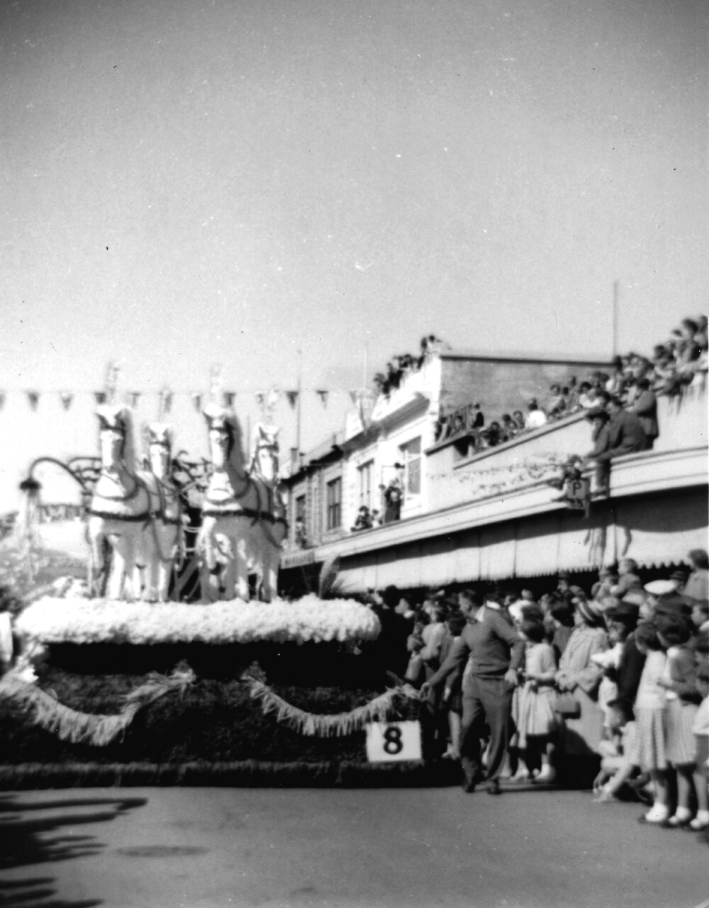 Cinderella Float - Blossom Festival Parade 1959