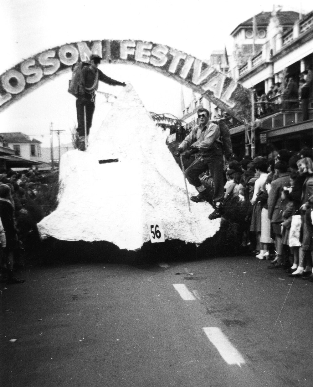 Heretaunga Tramping Club Float - Hastings Blossom Festival 1958