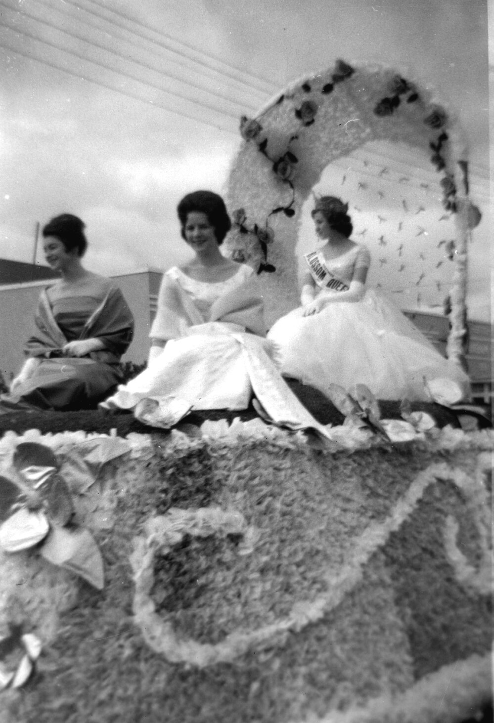 Blossom Queen Float - Hastings Blossom Festival 1963