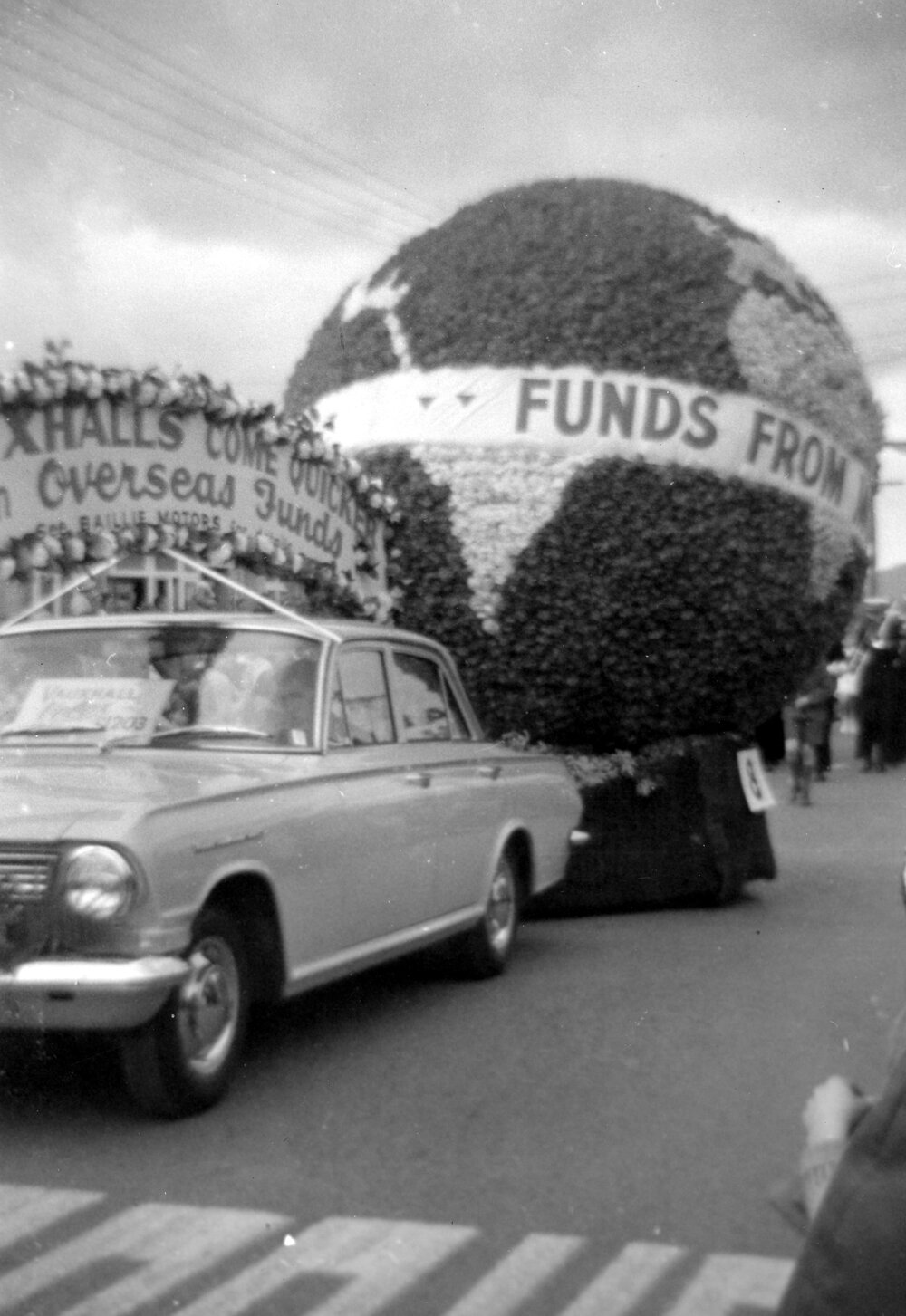 Baillie Motors Float - Hastings Blossom Festival 1963