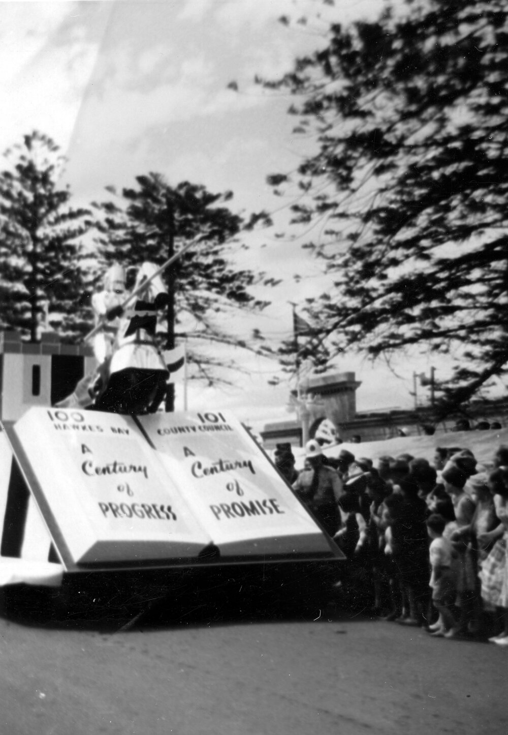 Hawke's Bay County Council Float - Hawke's Bay Centennial Parade 1958