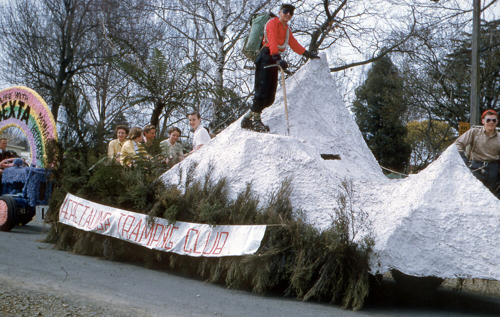 Heretaunga Tramping Club Float - Hastings Blossom Festival 1958
