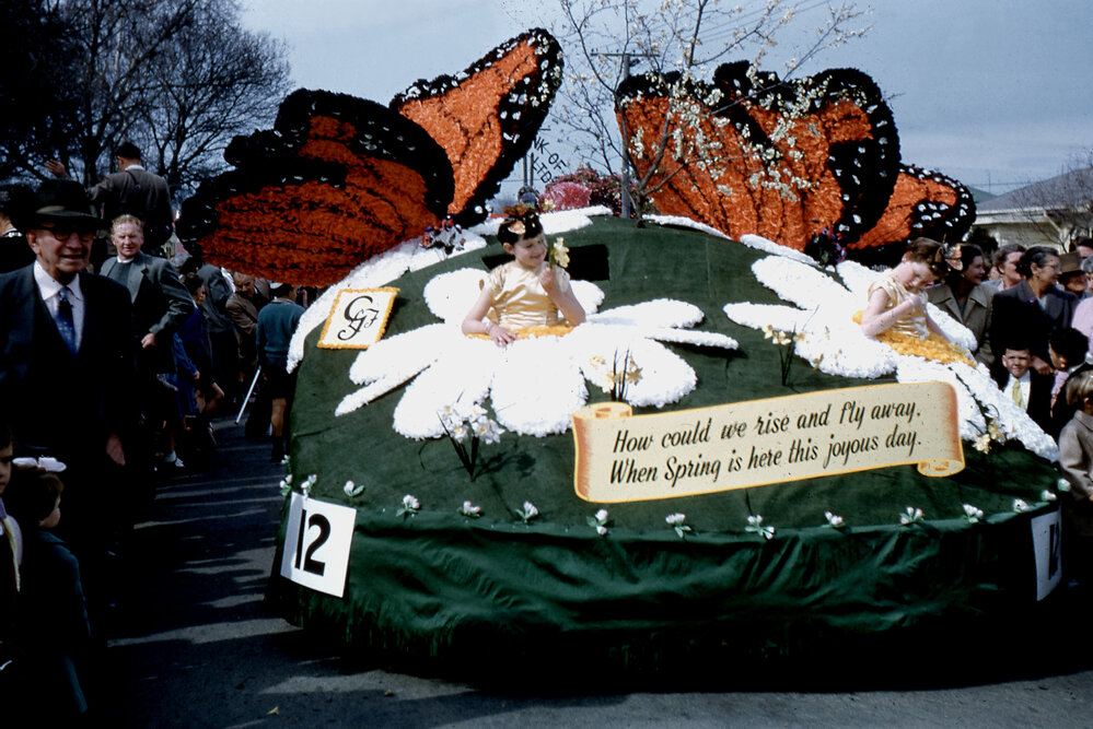 Griffiths Footwear Float - Blossom Festival Parade 1958