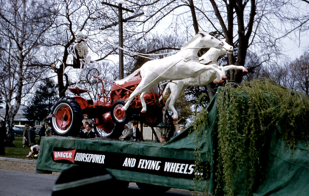Agriculture Float - Blossom Festival Parade 1958