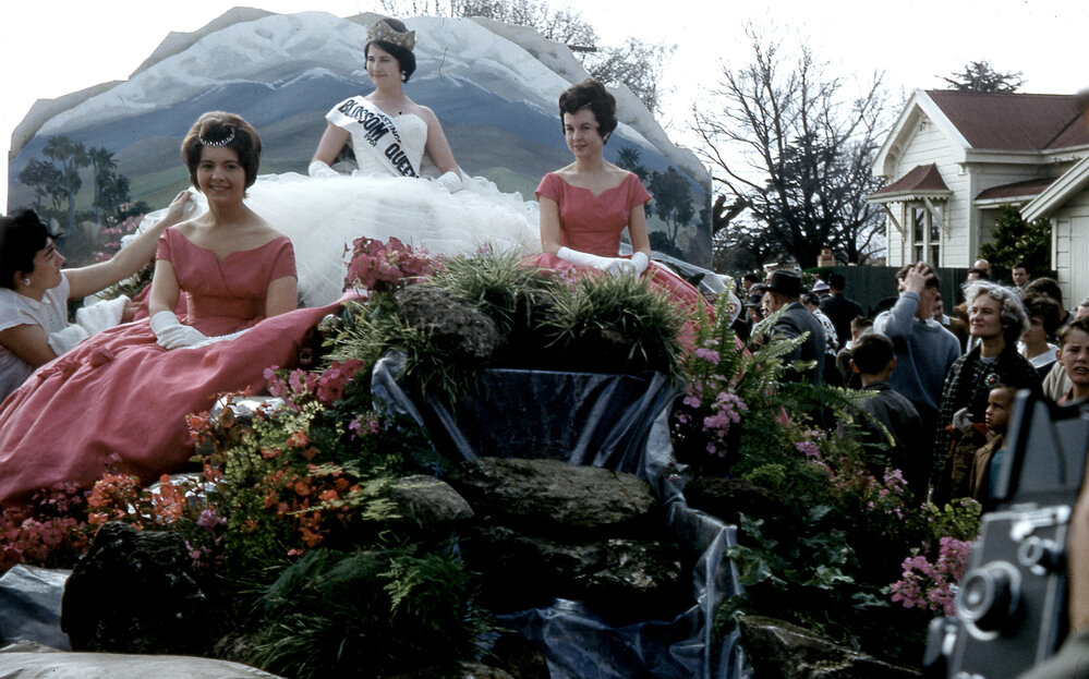 Blossom Queen Float - Blossom Festival 1961