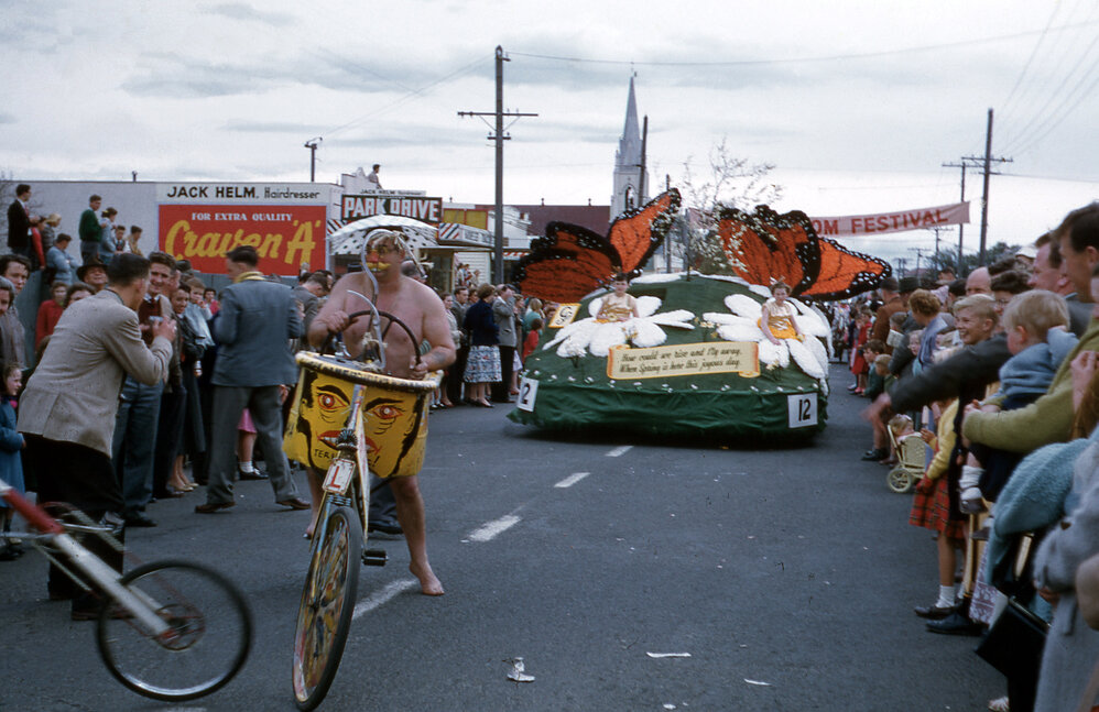 Heighway and Thomas - Blossom Festival Parade 1958
