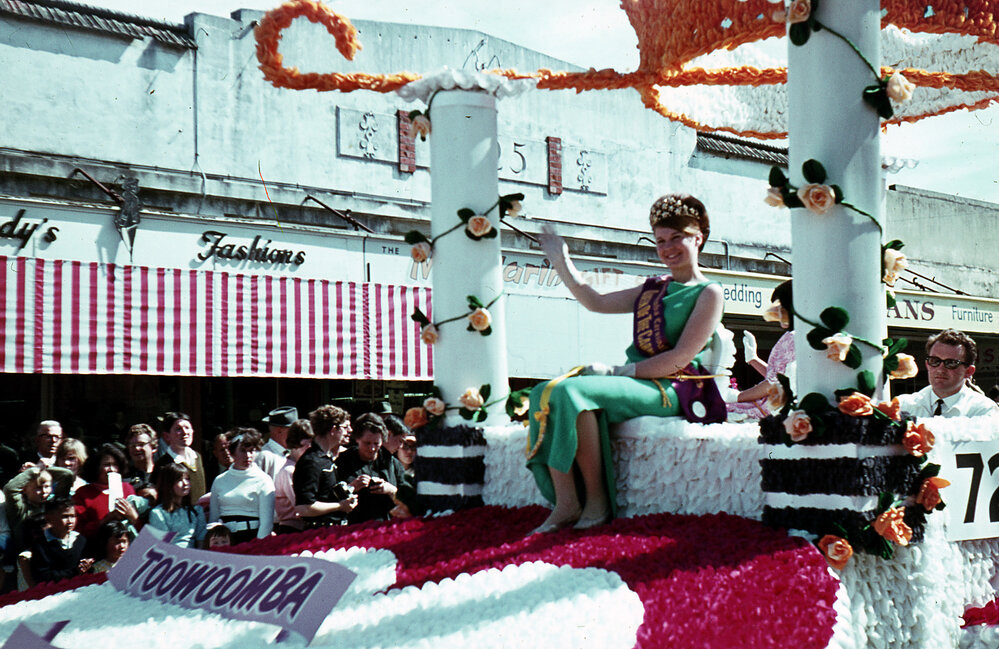 Toowoomba Carnival Queen - Hastings Blossom Festival Parade 1967
