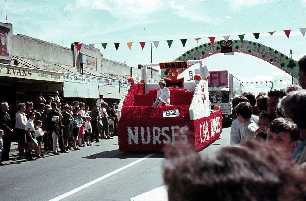 Central HB Nurses Float - Blossom Festival Parade 1967