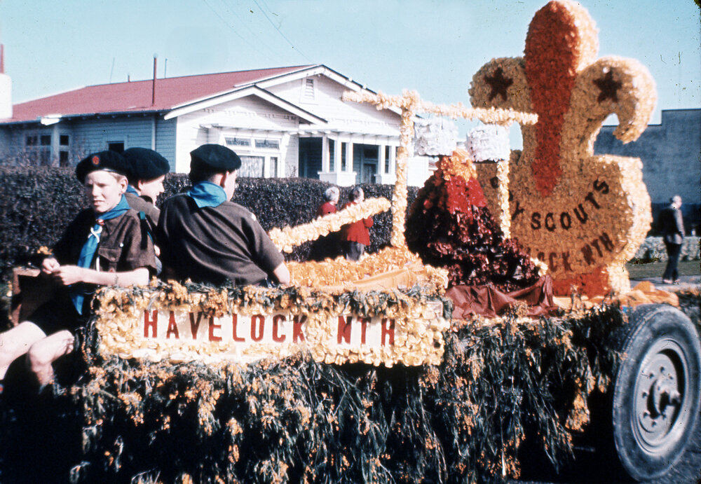 Havelock North Scouts Float - Blossom Festival Parade 1964