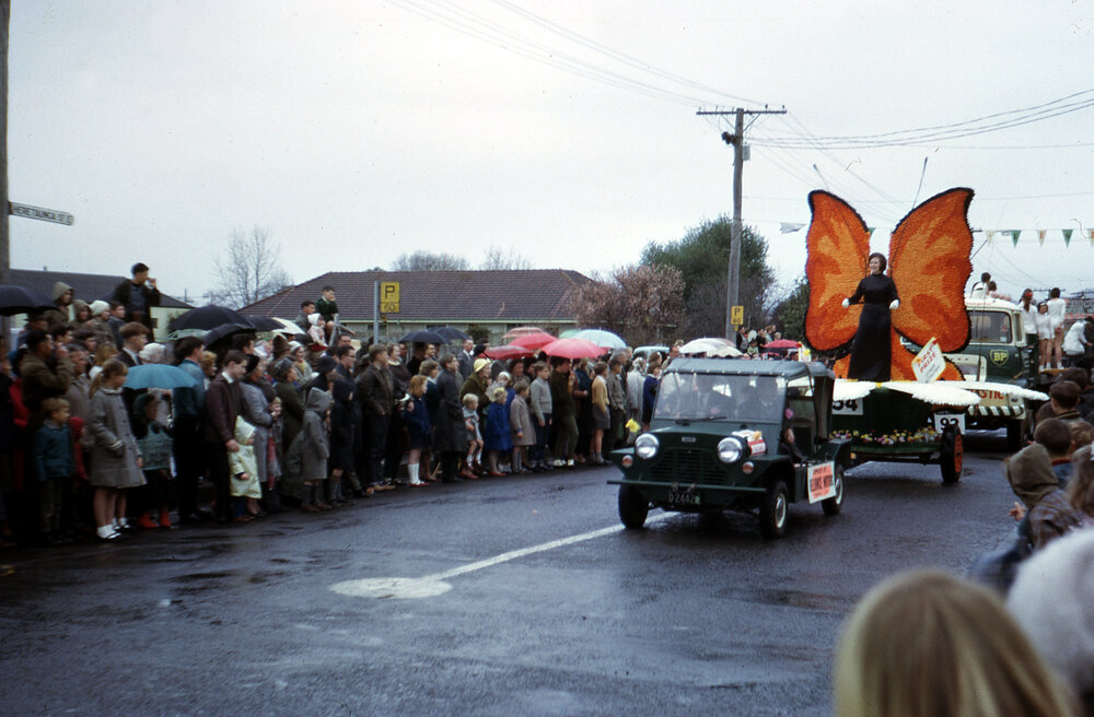 Taradale Float - Hastings Blossom Festival Parade 1965
