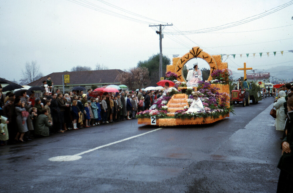 Blossom Queen Float - Blossom Festival Parade 1965