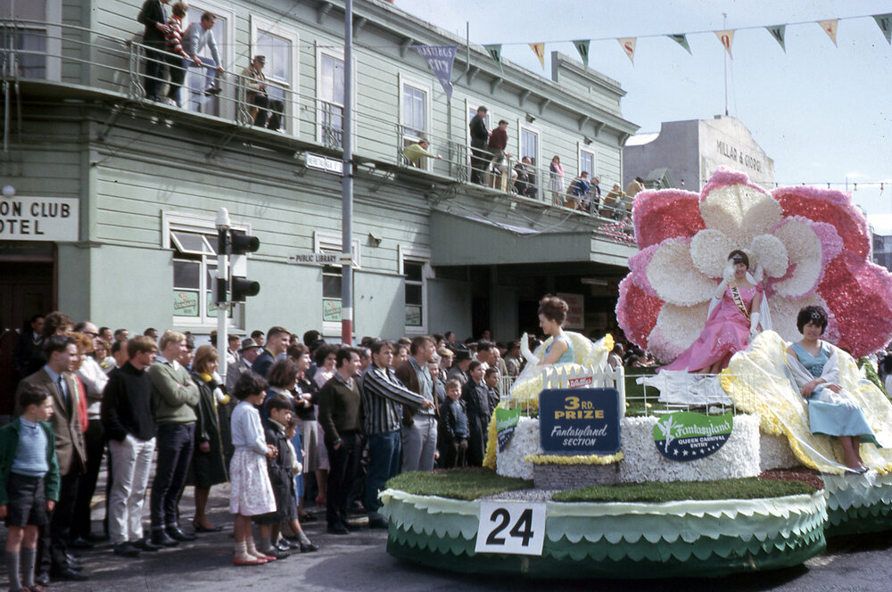 Watties Float - Hastings Blossom Festival Parade 1965