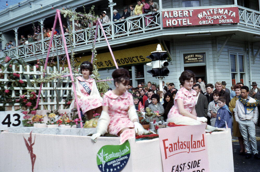 East Side Retailers - Hastings Blossom Festival Parade 1965