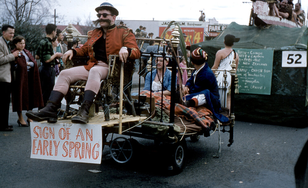 Sign of an Early Spring - Hastings Blossom Festival 1958