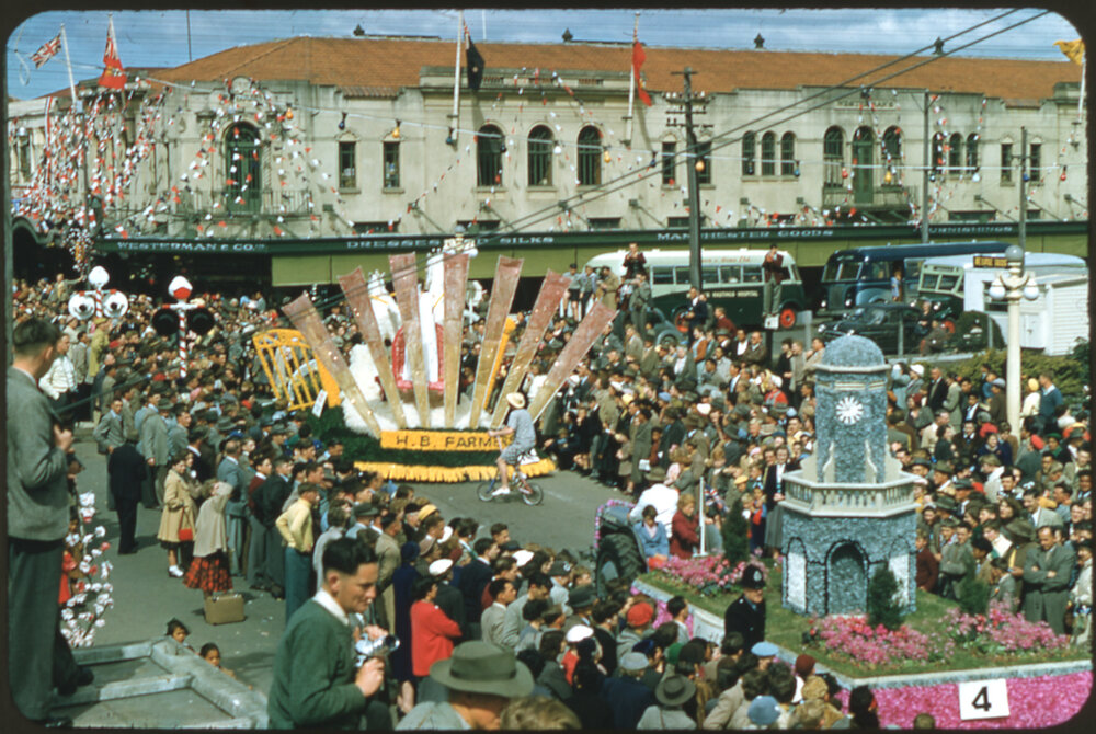 Floats - Hastings Blossom Festival Parade 1956