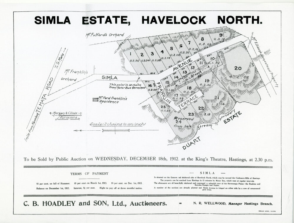 Simla Estate, Havelock North