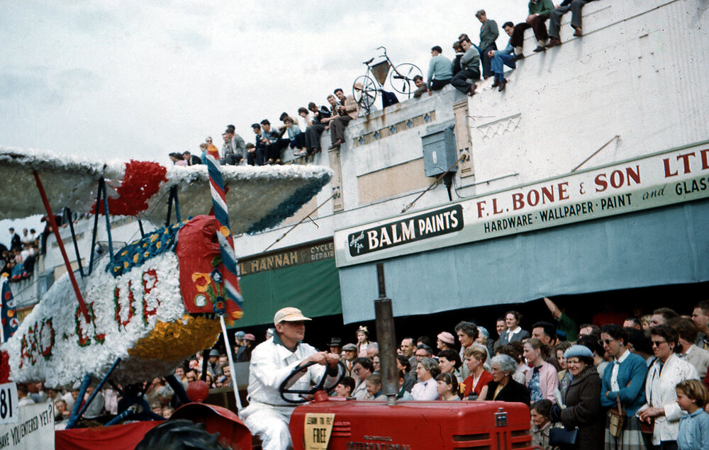 Aero Club Float - Hastings Blossom Festival Parade 1958