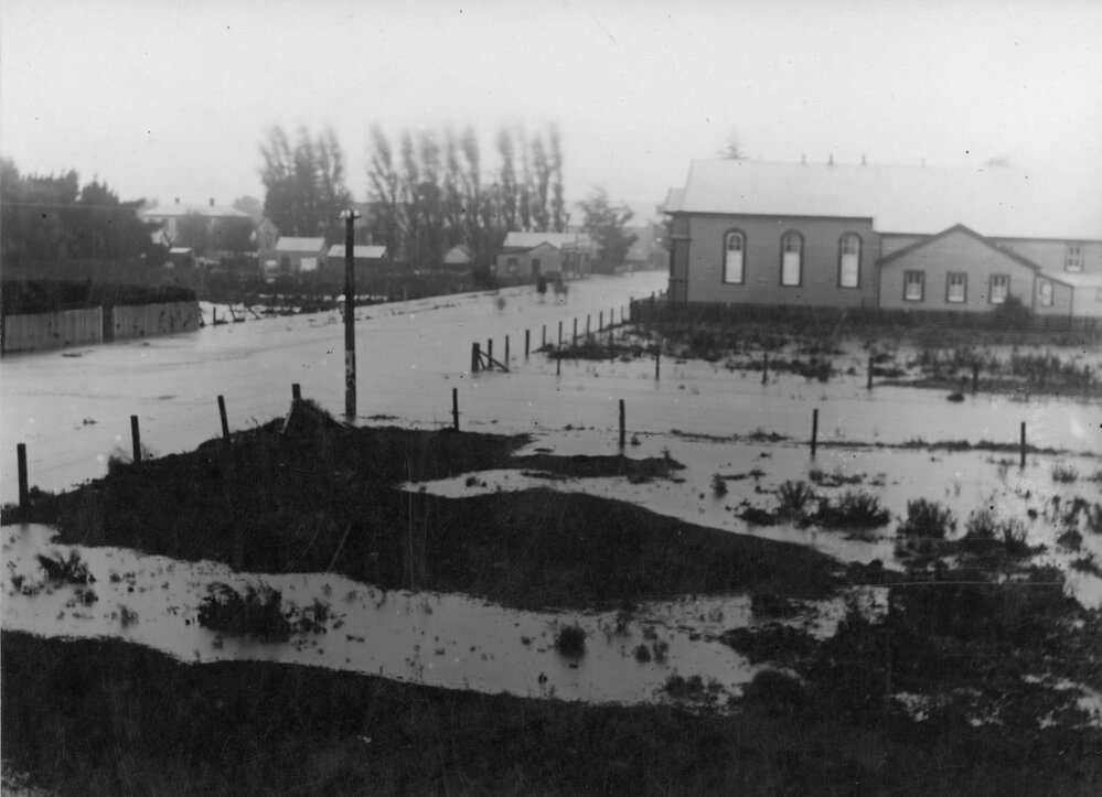 Heretaunga Street in Flood