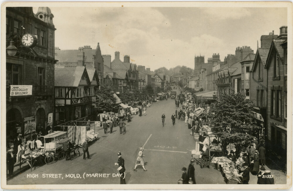 High Street, Mold, Wales