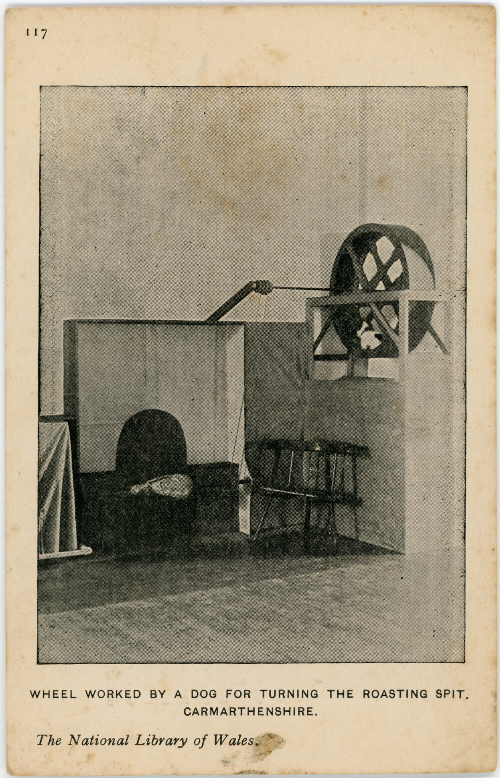 Wheel for Roasting Spit in Wales