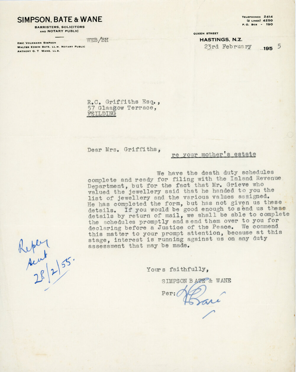 Correspondence to Rhys Griffiths