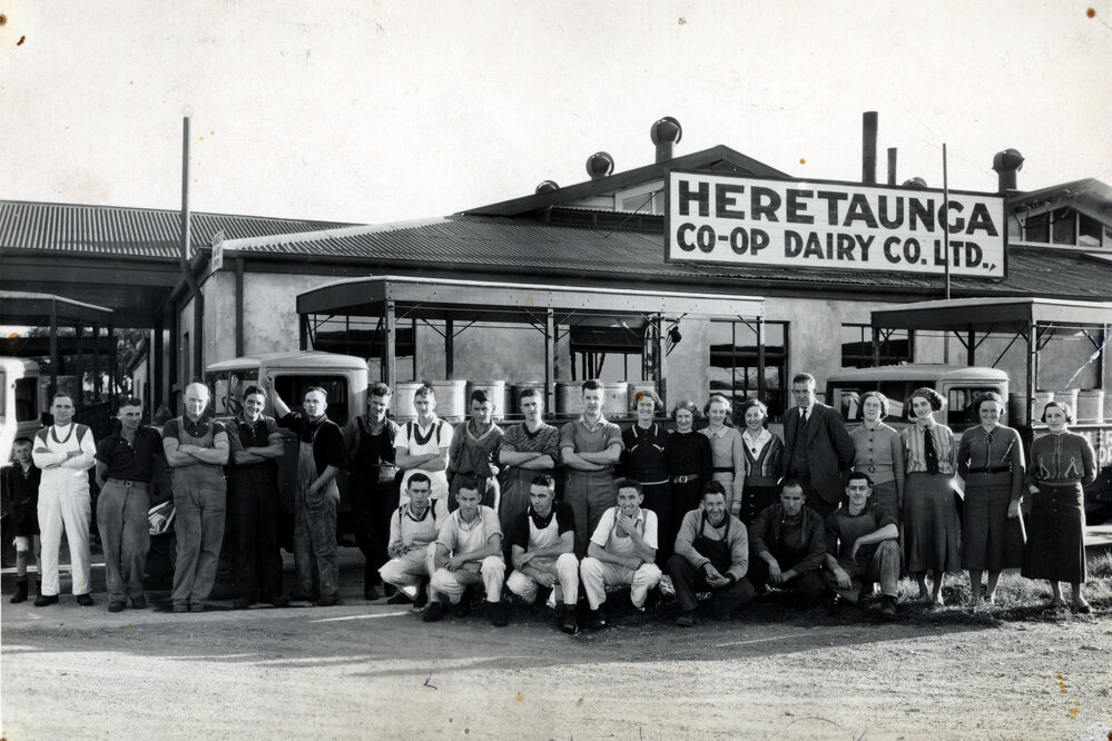 Heretaunga Co-op Dairy Staff and Building