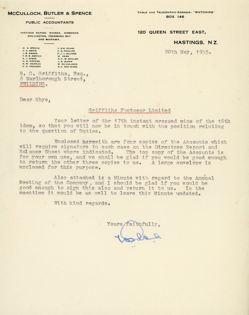 Correspondence to Rhys Griffiths