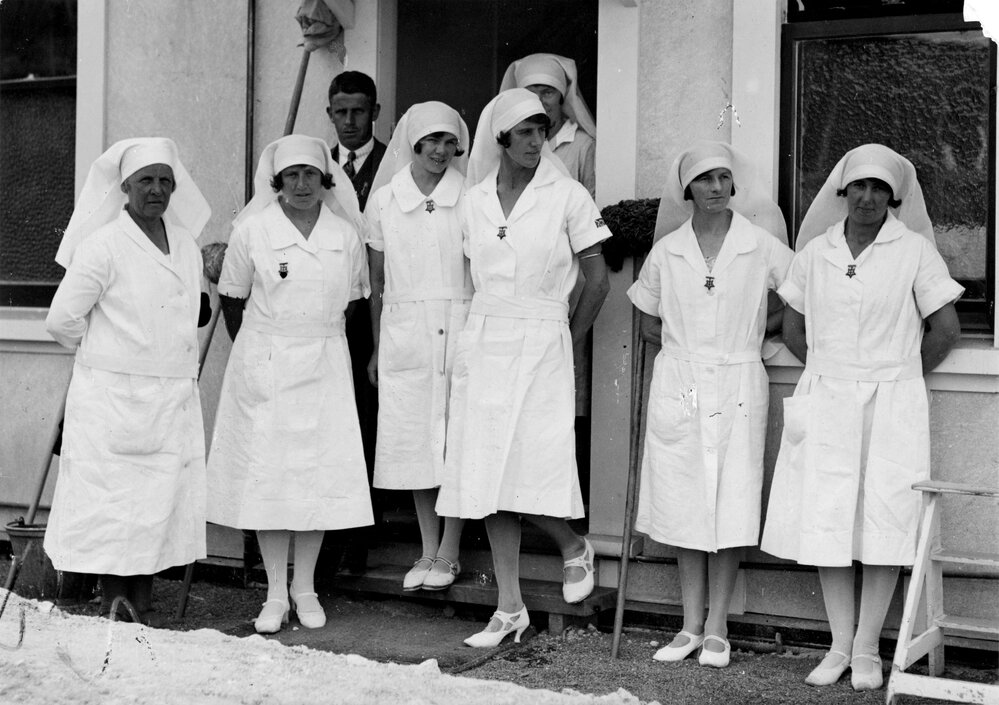 Nurses on Duty in the Earthquake Area