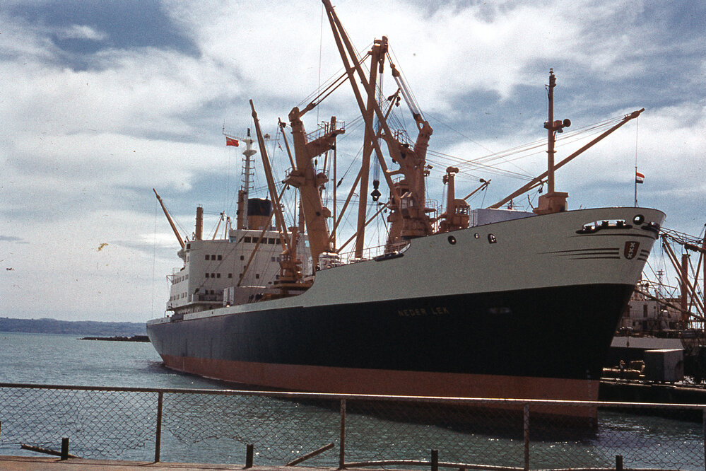 Ships at Napier Wharf
