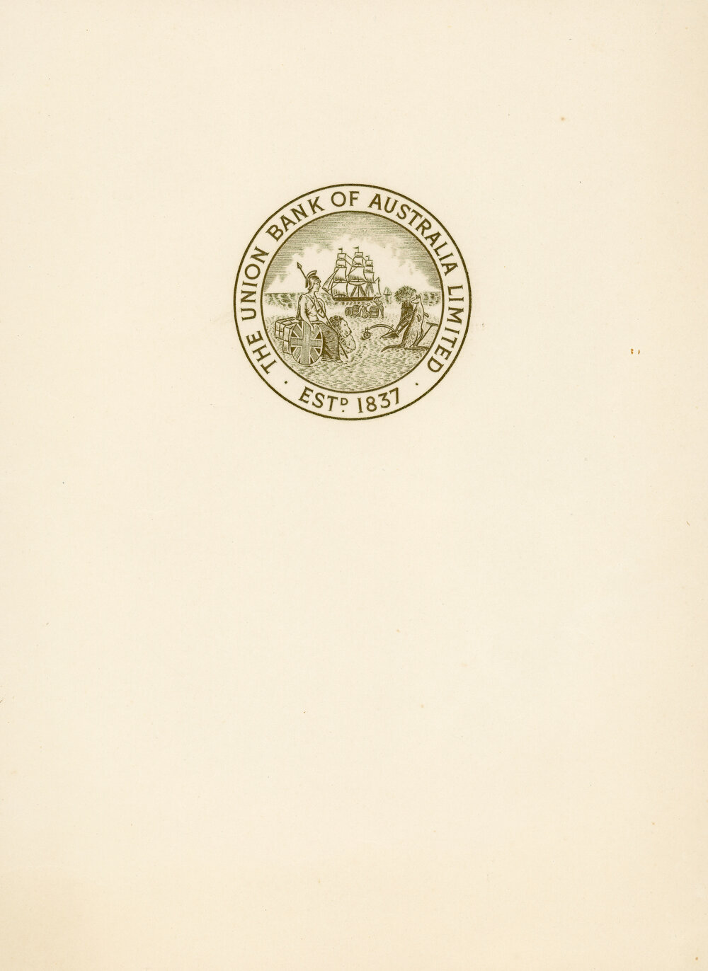 100 Years: The Union Bank of Australia Limited